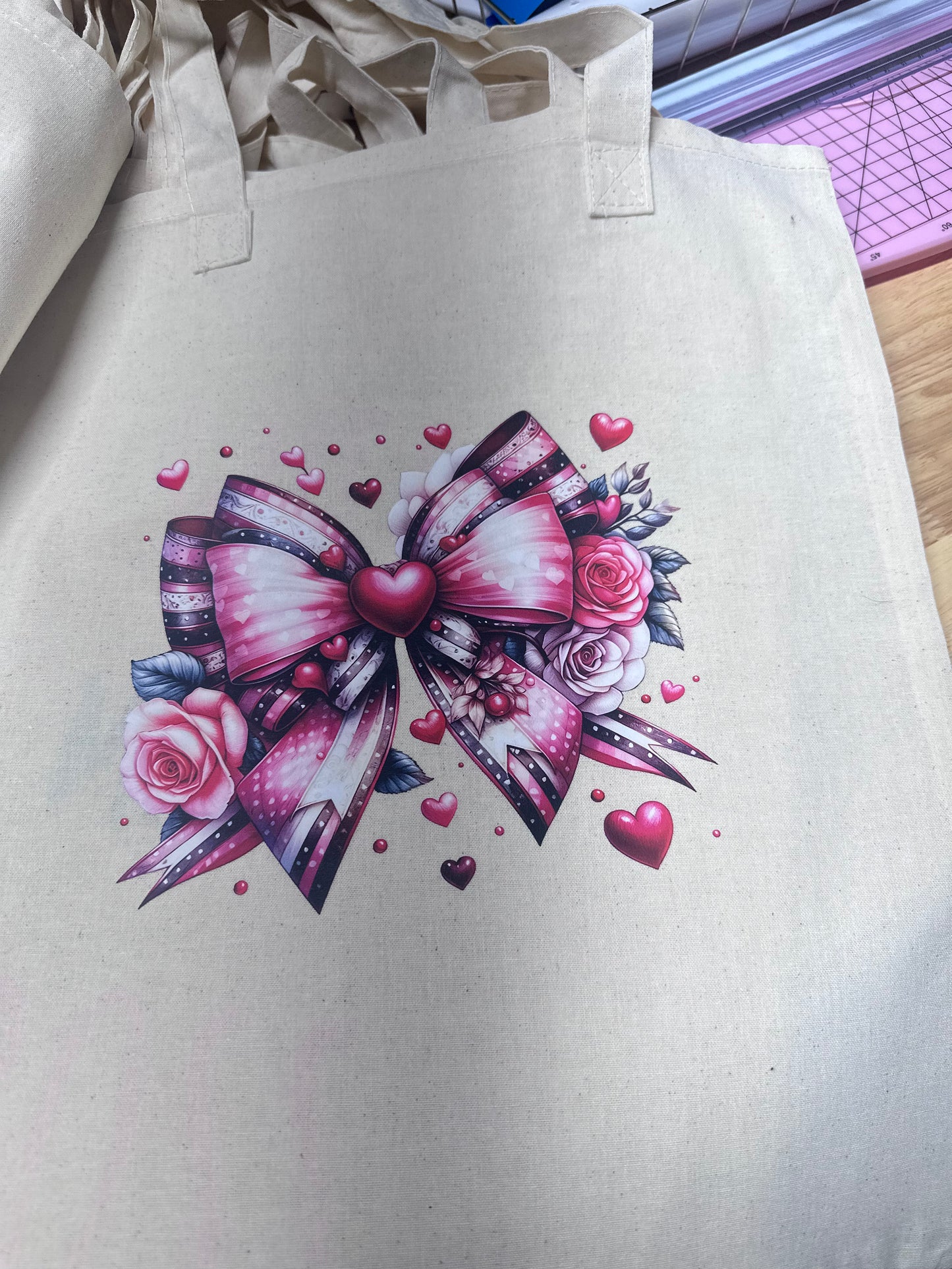 Cute Bow tote bag